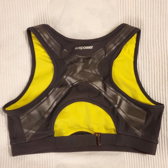 NWOT Adidas Techfit Adipower Sports Bra Black - Picture 4 of 7